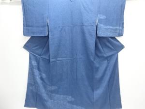 霞取りに波・草花模様訪問着